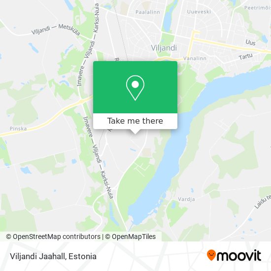 Viljandi Jaahall map