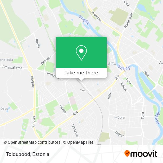 Toidupood map