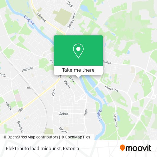 Elektriauto laadimispunkt map