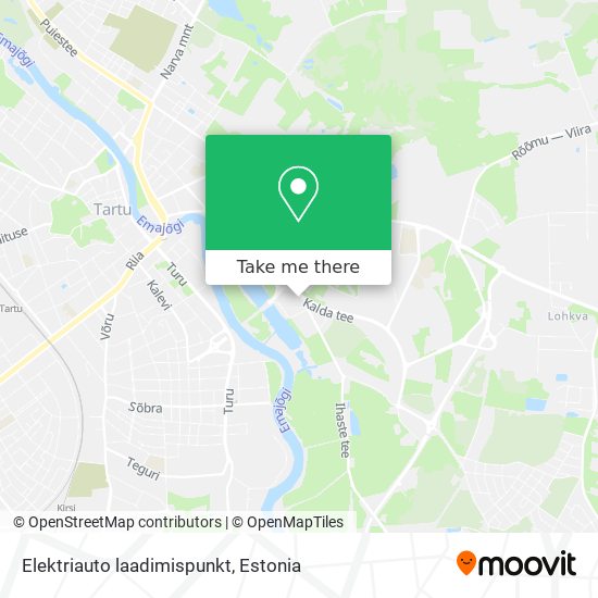 Elektriauto laadimispunkt map