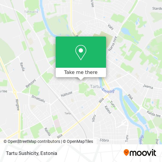 Tartu Sushicity map