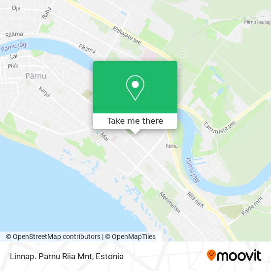 Карта Linnap. Parnu Riia Mnt