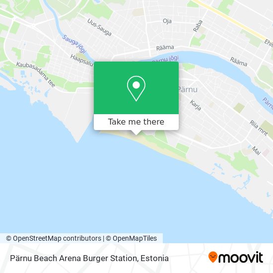 Карта Pärnu Beach Arena Burger Station