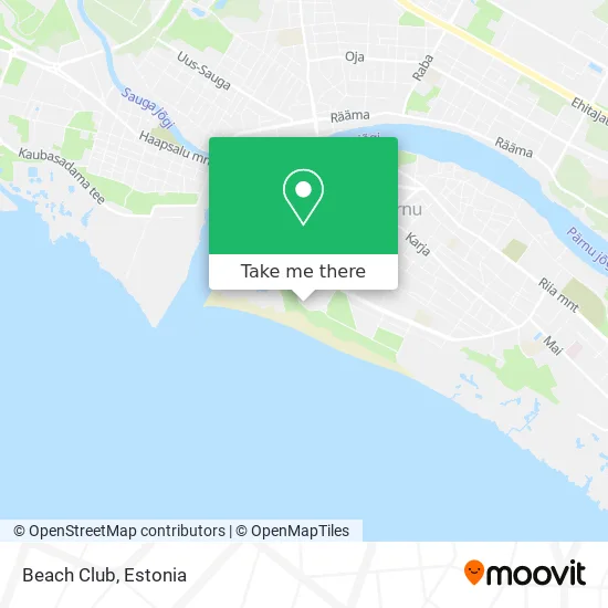 Карта Beach Club