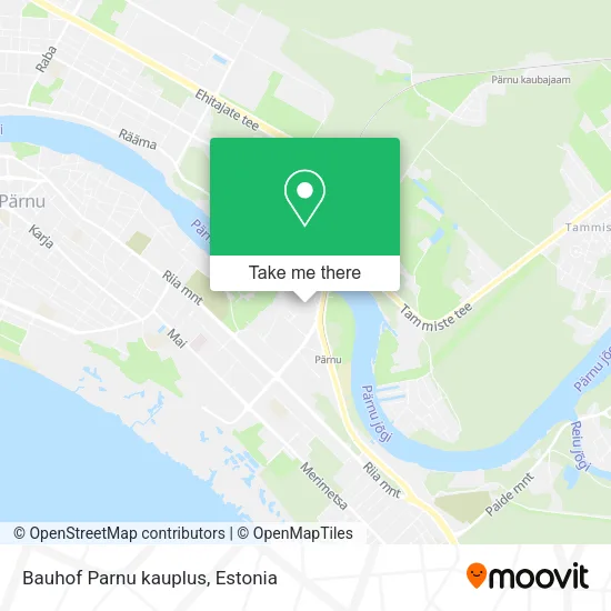 Bauhof Parnu kauplus map