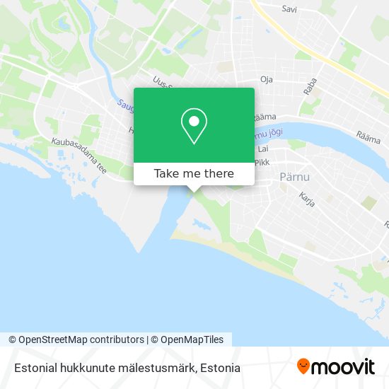 Estonial hukkunute mälestusmärk map