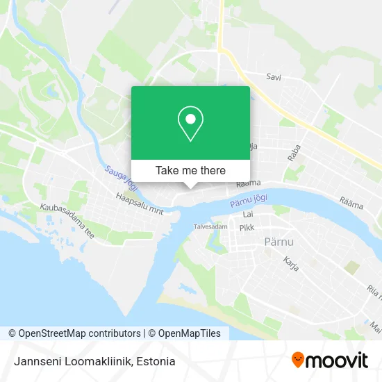 Карта Jannseni Loomakliinik