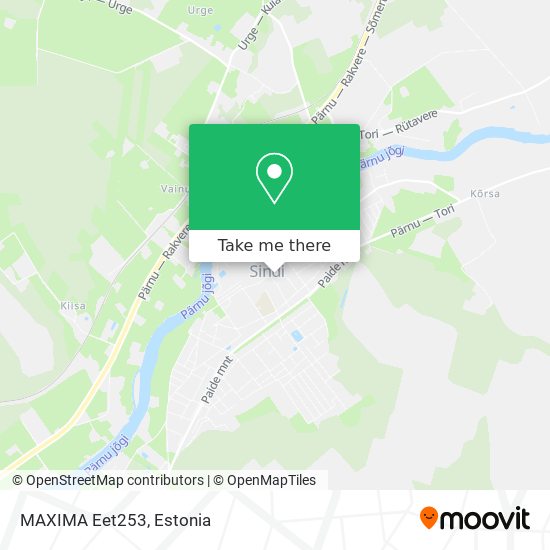 MAXIMA Eet253 map