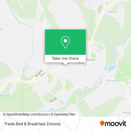 Paide Bed & Breakfast map
