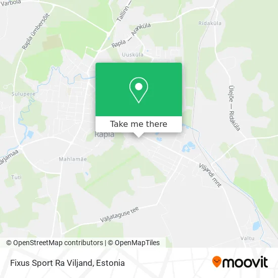 Fixus Sport Ra Viljand map