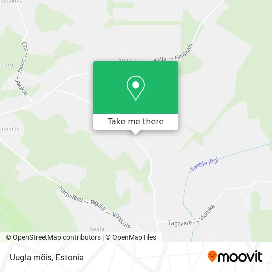 Карта Uugla mõis