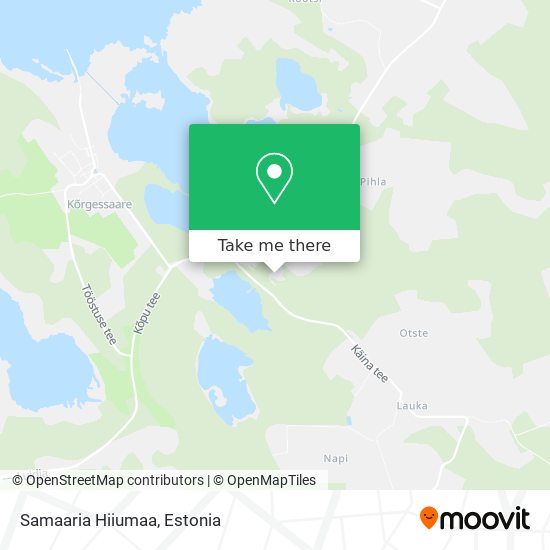 Карта Samaaria Hiiumaa