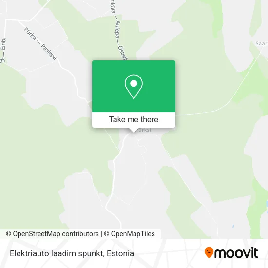 Карта Elektriauto laadimispunkt