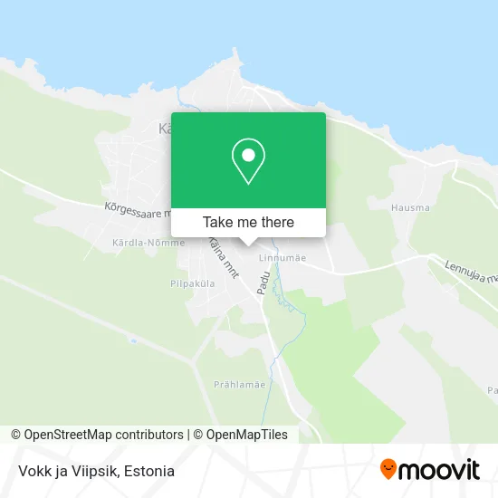 Карта Vokk ja Viipsik