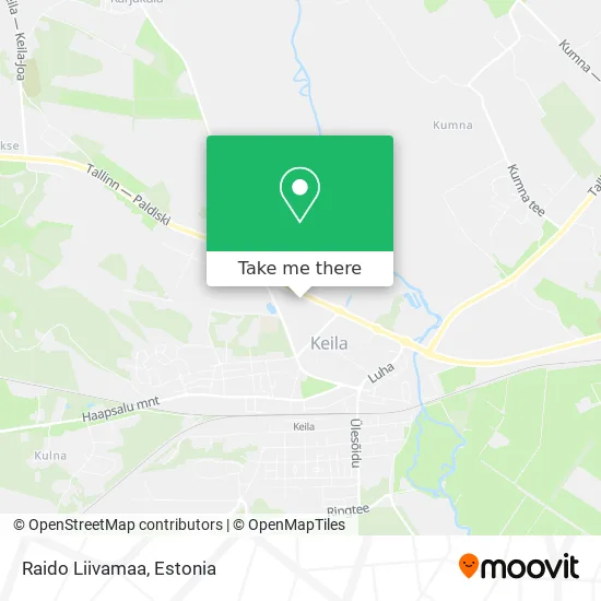 Карта Raido Liivamaa