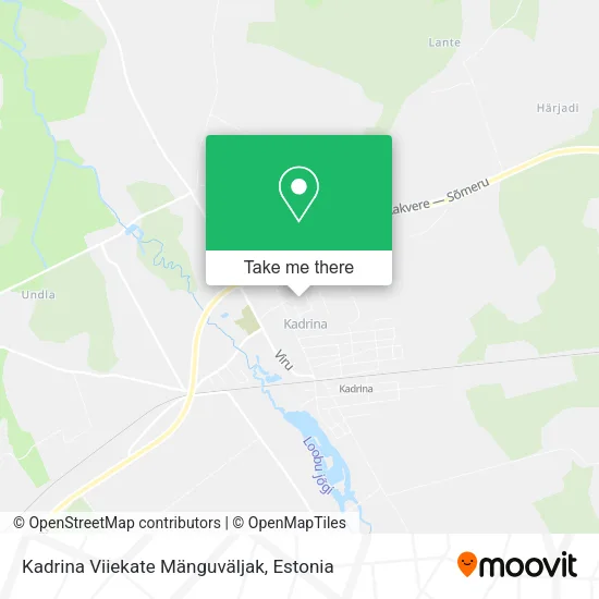Карта Kadrina Viiekate Mänguväljak
