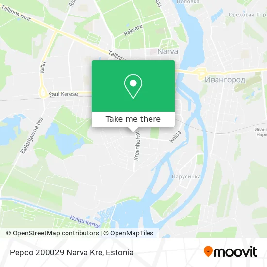 Карта Pepco 200029 Narva Kre