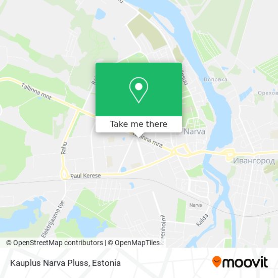 Kauplus Narva Pluss map