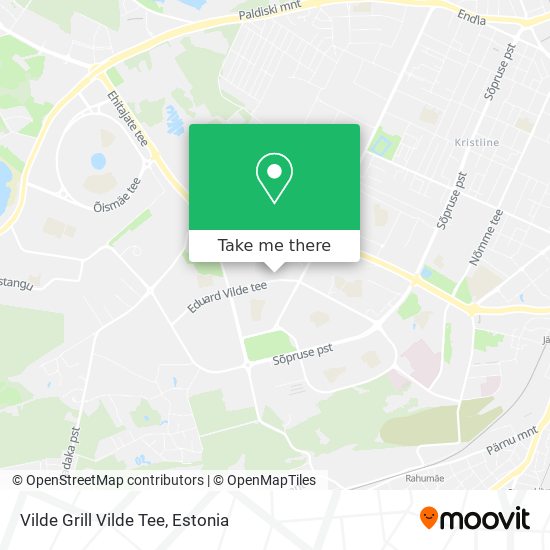 Vilde Grill Vilde Tee map