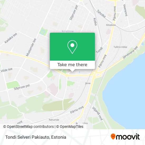 Tondi Selveri Pakiauto map