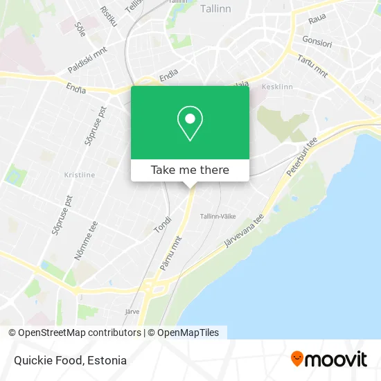 Карта Quickie Food