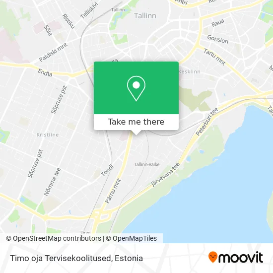 Карта Timo oja Tervisekoolitused