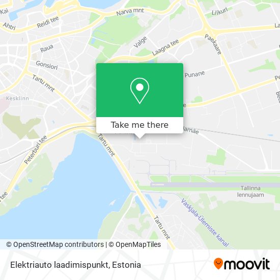 Elektriauto laadimispunkt map