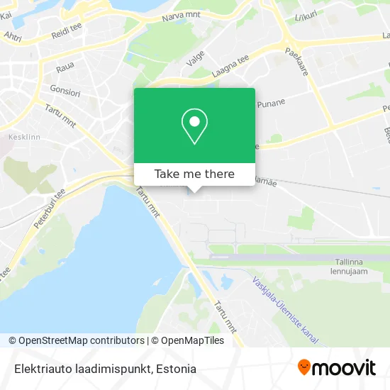 Elektriauto laadimispunkt map