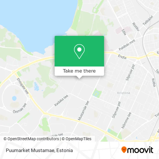Карта Puumarket Mustamae