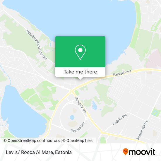 Levi's/ Rocca Al Mare map