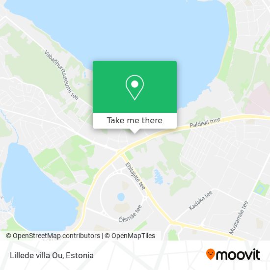 Lillede villa Ou map