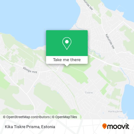 Kika Tiskre Prisma map