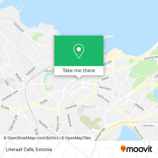 Карта Literaat Cafe