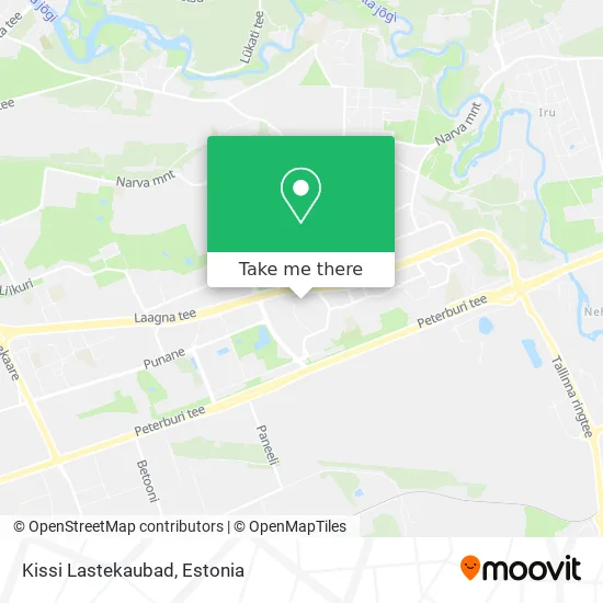 Карта Kissi Lastekaubad