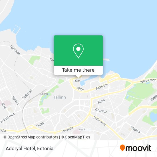 Adoryal Hotel map