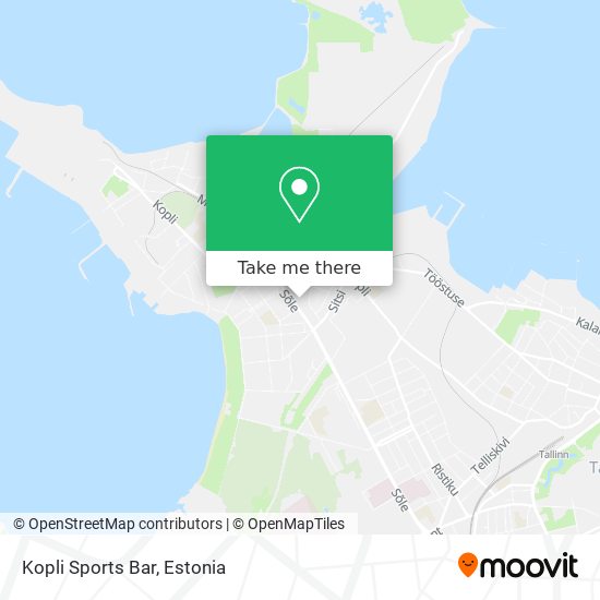 Карта Kopli Sports Bar