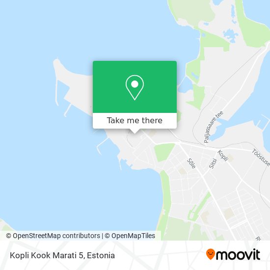 Kopli Kook Marati 5 map