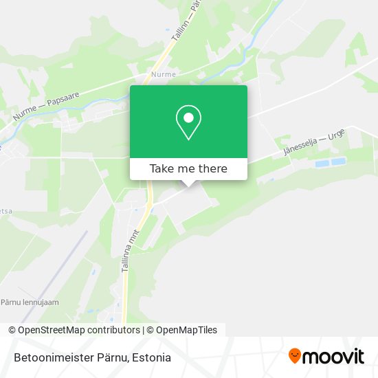 Betoonimeister Pärnu map