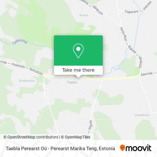 Taebla Perearst Oü - Perearst Marika Teng map