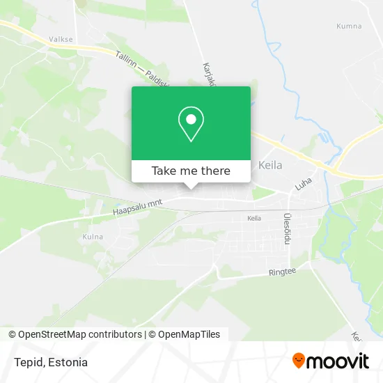 Карта Tepid