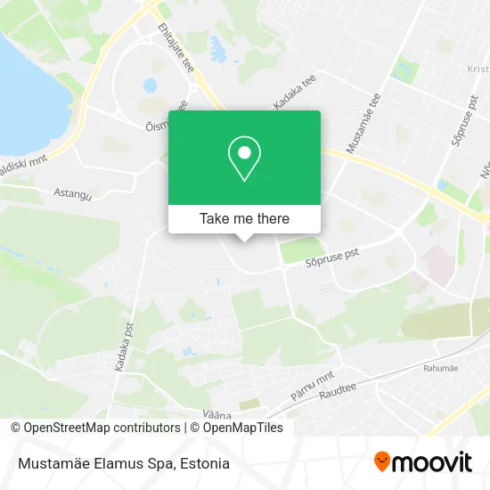 Карта Mustamäe Elamus Spa