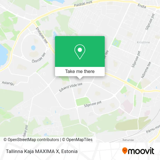 Карта Tallinna Kaja MAXIMA X