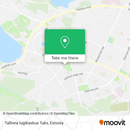 Карта Tallinna tugikeskus Tuks