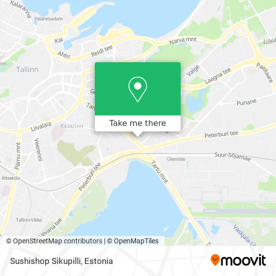 Карта Sushishop Sikupilli