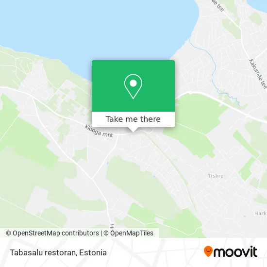 Карта Tabasalu restoran