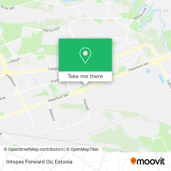Карта Intopex Forward Oü