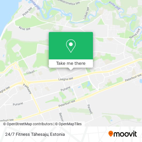 24/7 Fitness Tähesaju map