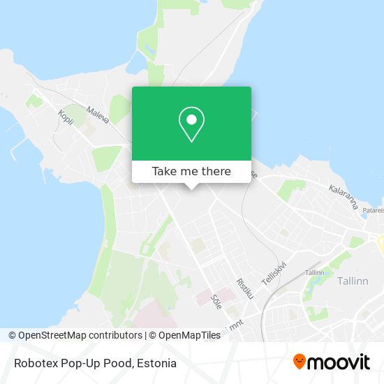 Robotex Pop-Up Pood map