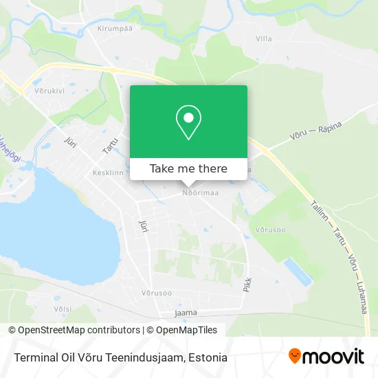 Карта Terminal Oil Võru Teenindusjaam