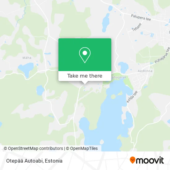 Карта Otepää Autoabi